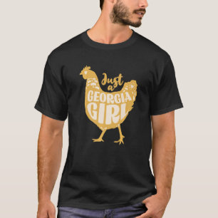 Camiseta Sólo un Chica georgiano se divierte en grano de po
