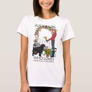 Camiseta Solo un Chica - Perro acuático portugués de león n