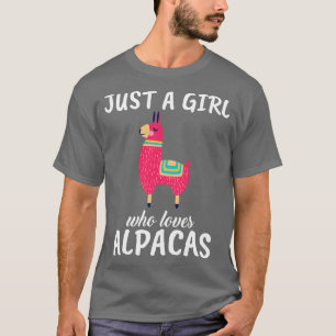 Camiseta Solo un Chica que ama a Alpacas 2