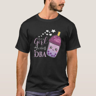 Camiseta Sólo un Chica que ama a Boba I Té de burbuja I Bob