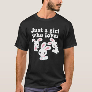 Camiseta SOLO UN CHICA QUE AMA A BUNNIES Easter Bunny Toddl
