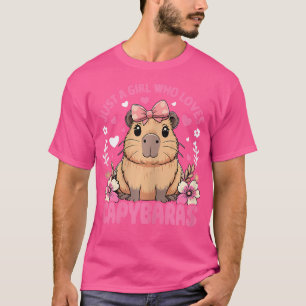 Camiseta Sólo un Chica que ama a Capybaras