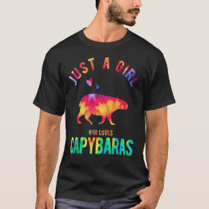 Camiseta Sólo un Chica que ama a Capybaras Capybara