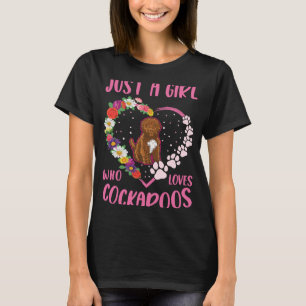Camiseta Sólo un chica que ama a Cockapoos