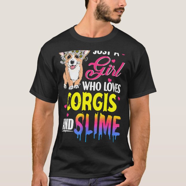 Camiseta Solo un Chica que ama a Corgis (Anverso)