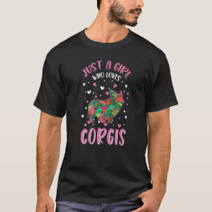 Camiseta Solo un Chica que ama a Corgis