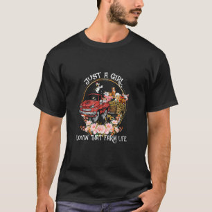 Camiseta Solo Un Chica Que Ama A Esa Granja De Vida Animal