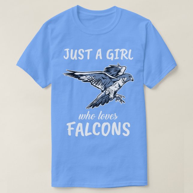 Camiseta Sólo un Chica que ama a Falcons 2 (Diseño del anverso)