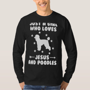 Camiseta Solo Un Chica Que Ama A Jesús Y A Los Perros De Lo