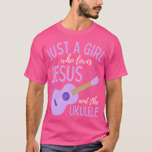 Camiseta Solo Un Chica Que Ama A Jesús Y Al Cristo Ucranian