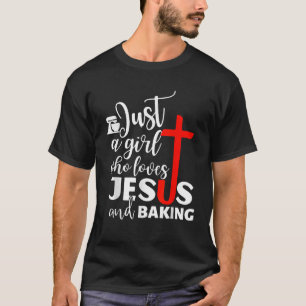 Camiseta Sólo Un Chica Que Ama A Jesús Y Se Está Haciendo D