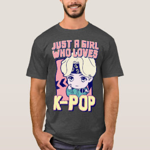 Camiseta Sólo un Chica que ama a KPOP