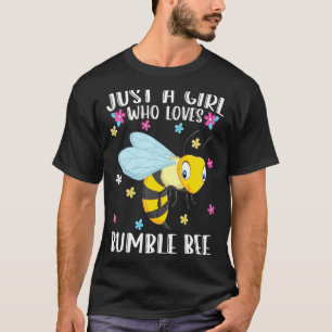 Camiseta Solo un Chica que ama a la abeja barbuda