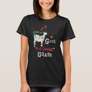 Camiseta Solo un Chica que ama a la cabra ganadera