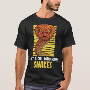 Camiseta Sólo un chica que ama a la serpiente 1