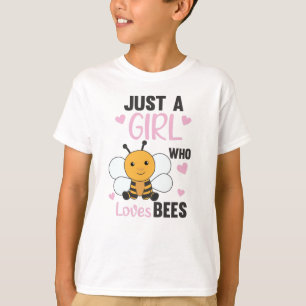 Camiseta Solo un Chica que ama a las abejas dulces abejas a