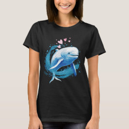 Camiseta Sólo un Chica que ama a las ballenas Beluga