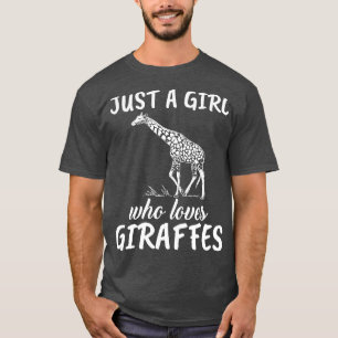 Camiseta Solo un Chica que ama a las jirafas 2