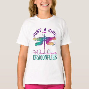 Camiseta Sólo un Chica que ama a las libélulas