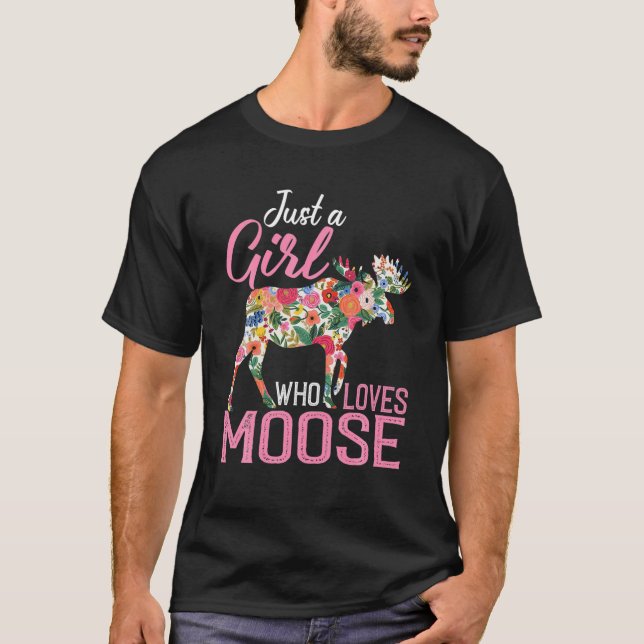 Camiseta Sólo un Chica que ama a las mujeres cómicas de Moo (Anverso)