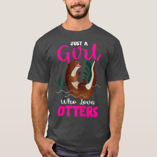 Camiseta Sólo un Chica que ama a las nutrias - 4