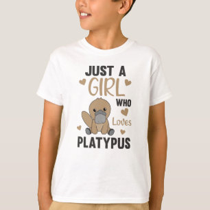 Camiseta Sólo un Chica que ama a las plaquetas de los dulce