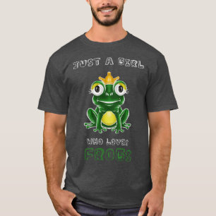 Camiseta Solo un Chica que ama a las ranas 1