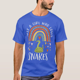 Camiseta Solo Un Chica Que Ama A Las Serpientes Regalos De 