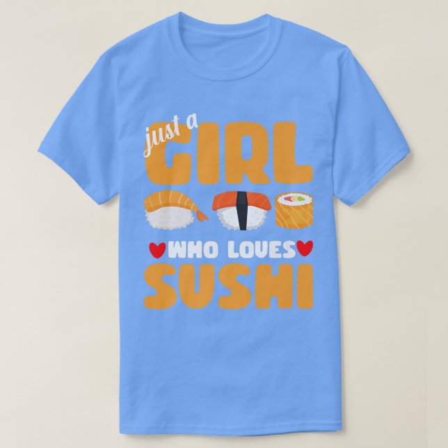 Camiseta Solo un Chica que ama a los amantes de la comida a (Diseño del anverso)