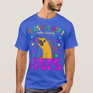 Camiseta Sólo Un Chica que ama a los cerdos 3578