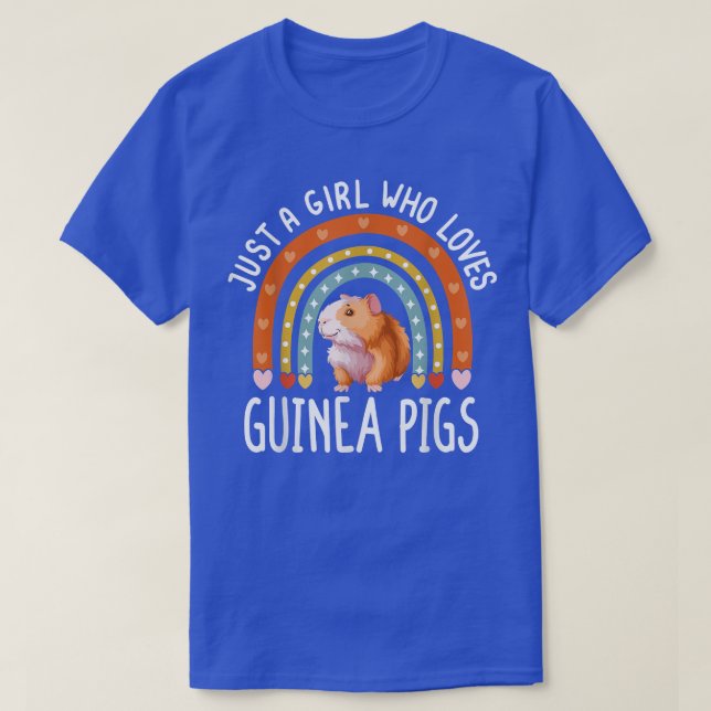 Camiseta Solo un Chica que ama a los cerdos de Guinea como  (Diseño del anverso)