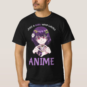 Camiseta Sólo un Chica que ama a los Chicas adolescentes an