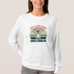 Camiseta Sólo un Chica que ama a los Chicas de animales Koa