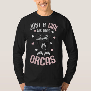 Camiseta Solo un Chica que ama a los Chicas de ballenas orc