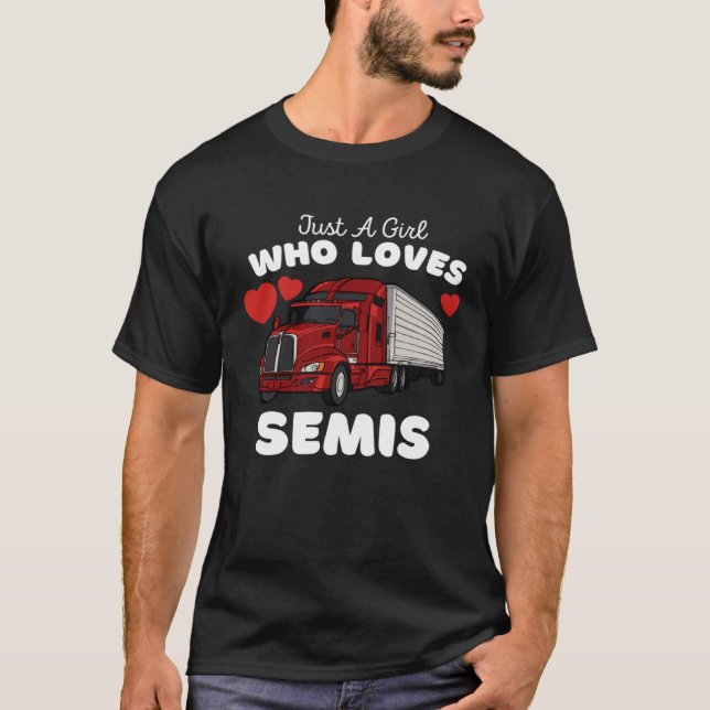 Camiseta Solo un Chica que ama a los Chicas semis-educados  (Anverso)