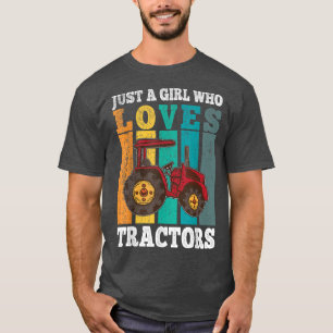 Camiseta Solo un Chica que ama a los comerciantes agriculto