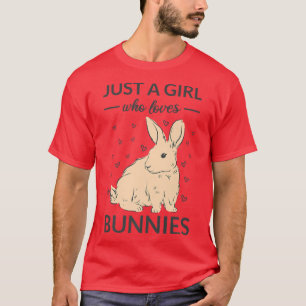 Camiseta Solo un Chica que ama a los conejos