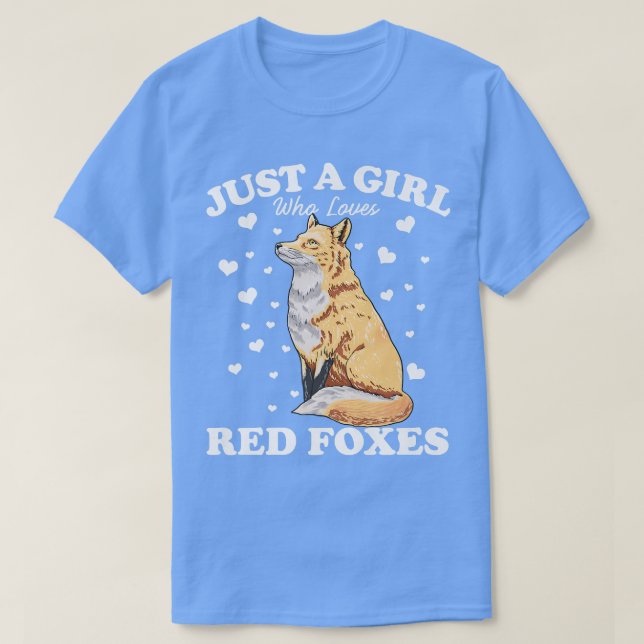 Camiseta Solo un Chica que ama a los enemigos rojos se conv (Diseño del anverso)