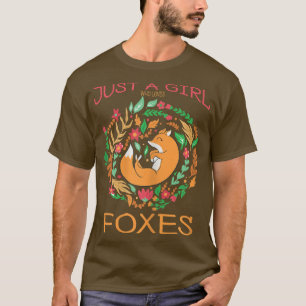 Camiseta Solo Un Chica Que Ama A Los Fe Es Divertido Para L