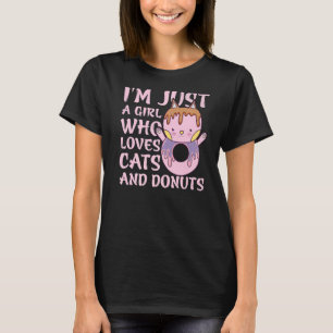Camiseta Sólo un Chica que ama a los gatos y se burla de Ch