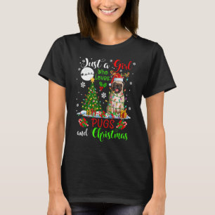 Camiseta Sólo Un Chica Que Ama A Los Higos Y Navidades Sant