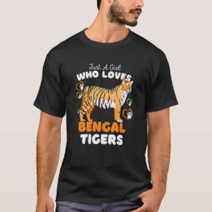 Camiseta Solo un Chica que ama a los Igers bengalíes