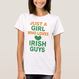 Camiseta Sólo un Chica que ama a los irlandeses - Gracioso