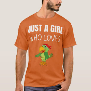 Camiseta Sólo un Chica que ama a los Mascotas graciosos del
