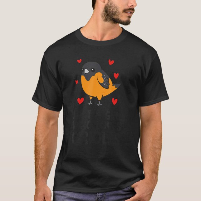 Camiseta Sólo un Chica que ama a los Orioles (Anverso)