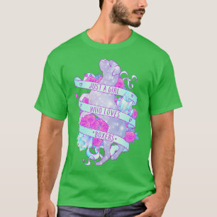 Camiseta Sólo un Chica que ama a los perros de boxer