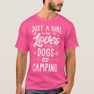 Camiseta Solo Un Chica Que Ama A Los Perros Y A Los Perros