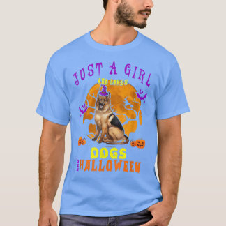 Camiseta Solo Un Chica Que Ama A Los Perros Y Al Propietari