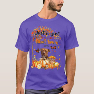 Camiseta Sólo Un Chica Que Ama A Los Territorios De Pitbull