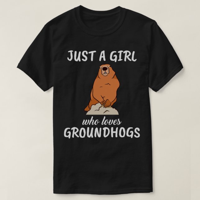 Camiseta Sólo un Chica que ama a los terrones (Diseño del anverso)